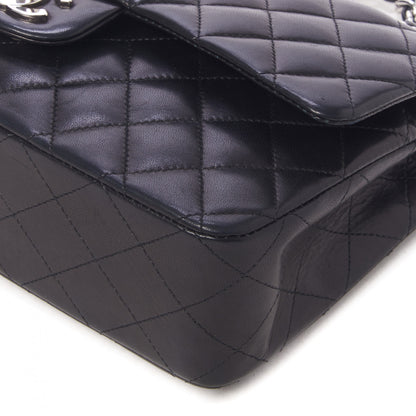 Chanel Lambskin Quilted Medium Double Flap Black 4 of 9
