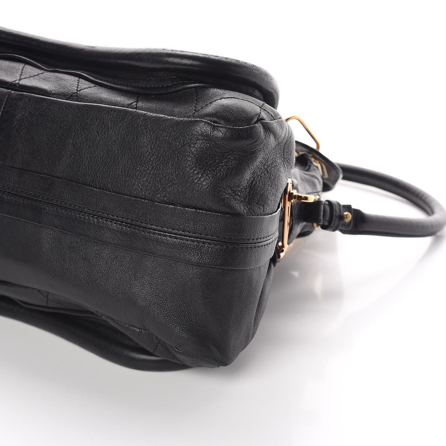 Sheepskin Quilted Small Paraty Black
