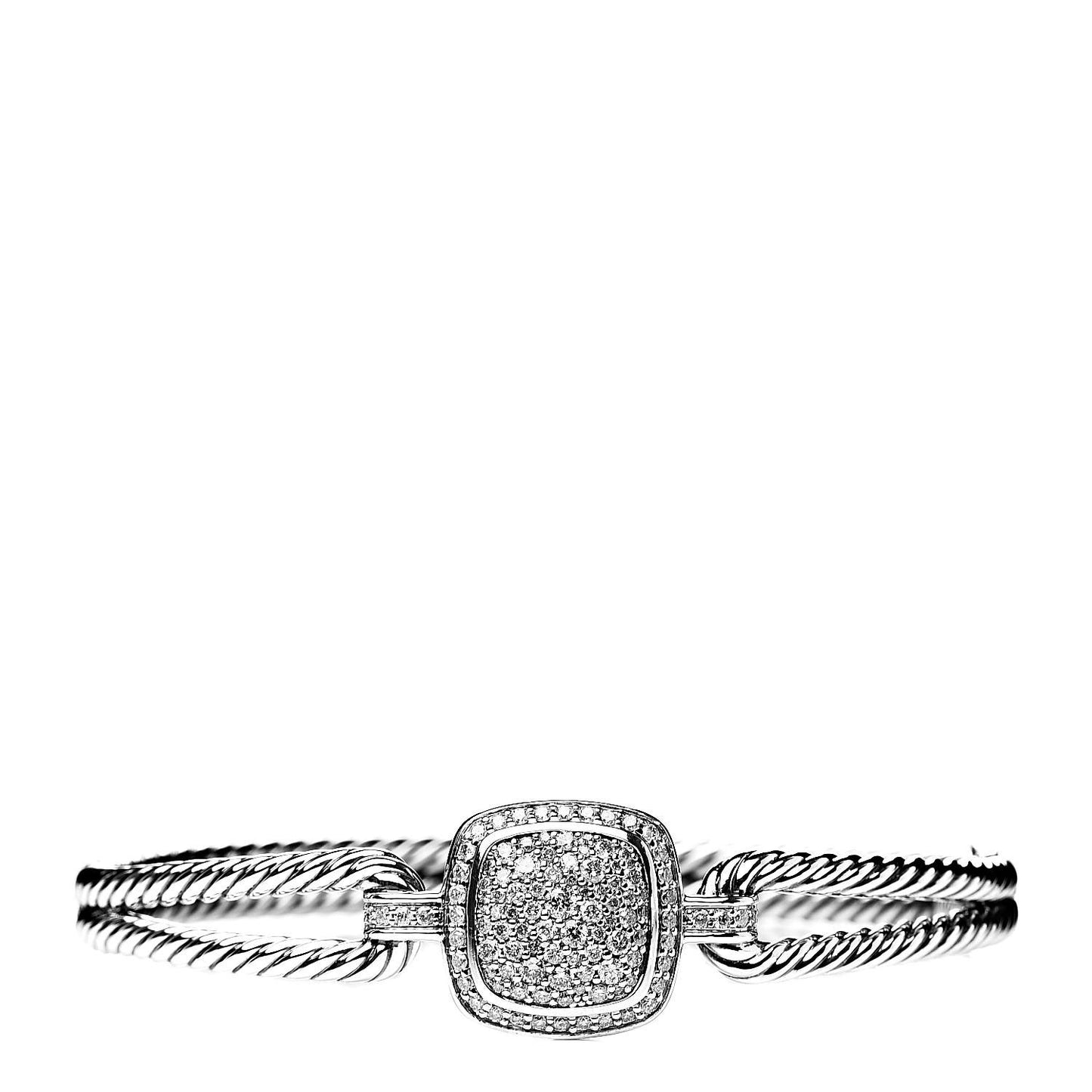 Sterling Silver Diamond Albion Cable Bracelet