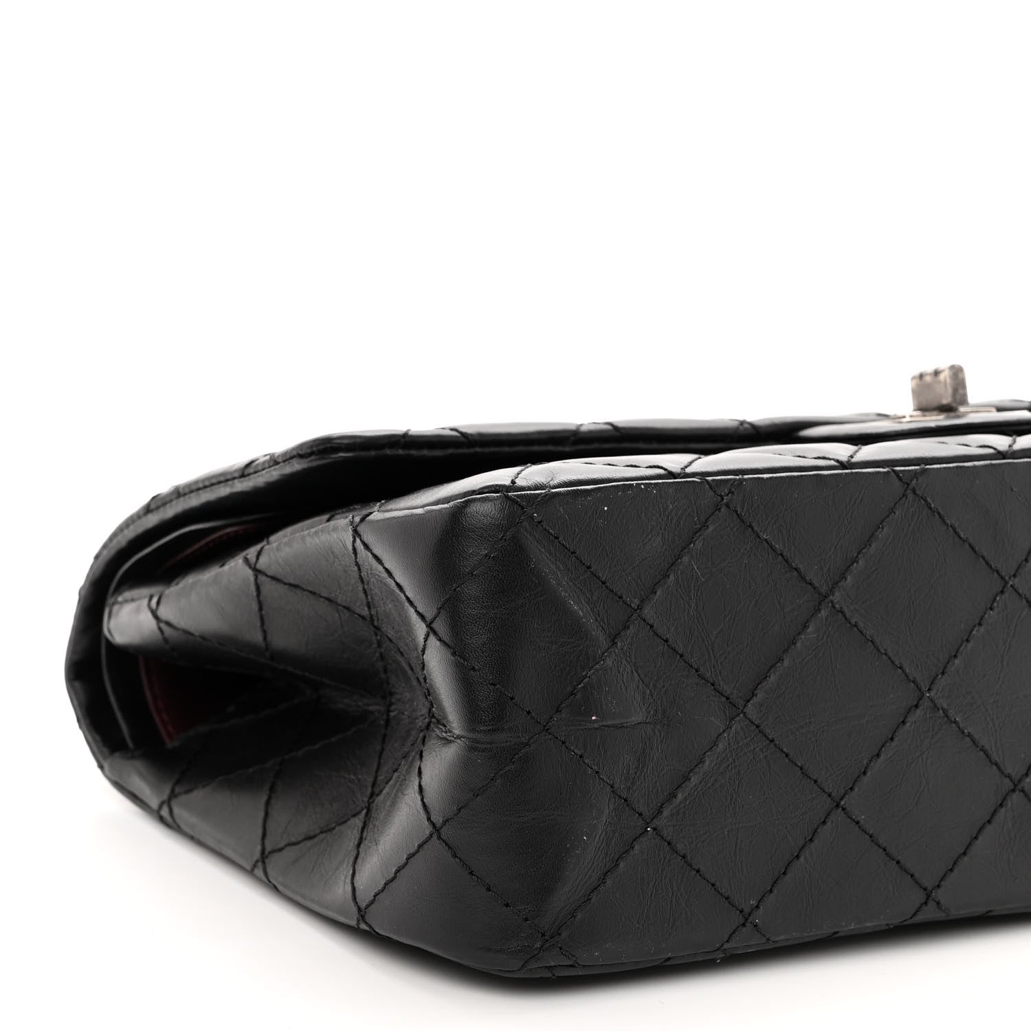 Chanel Aged Calfskin Quilted 2.55 Reissue 226 Flap Black 9 of 10