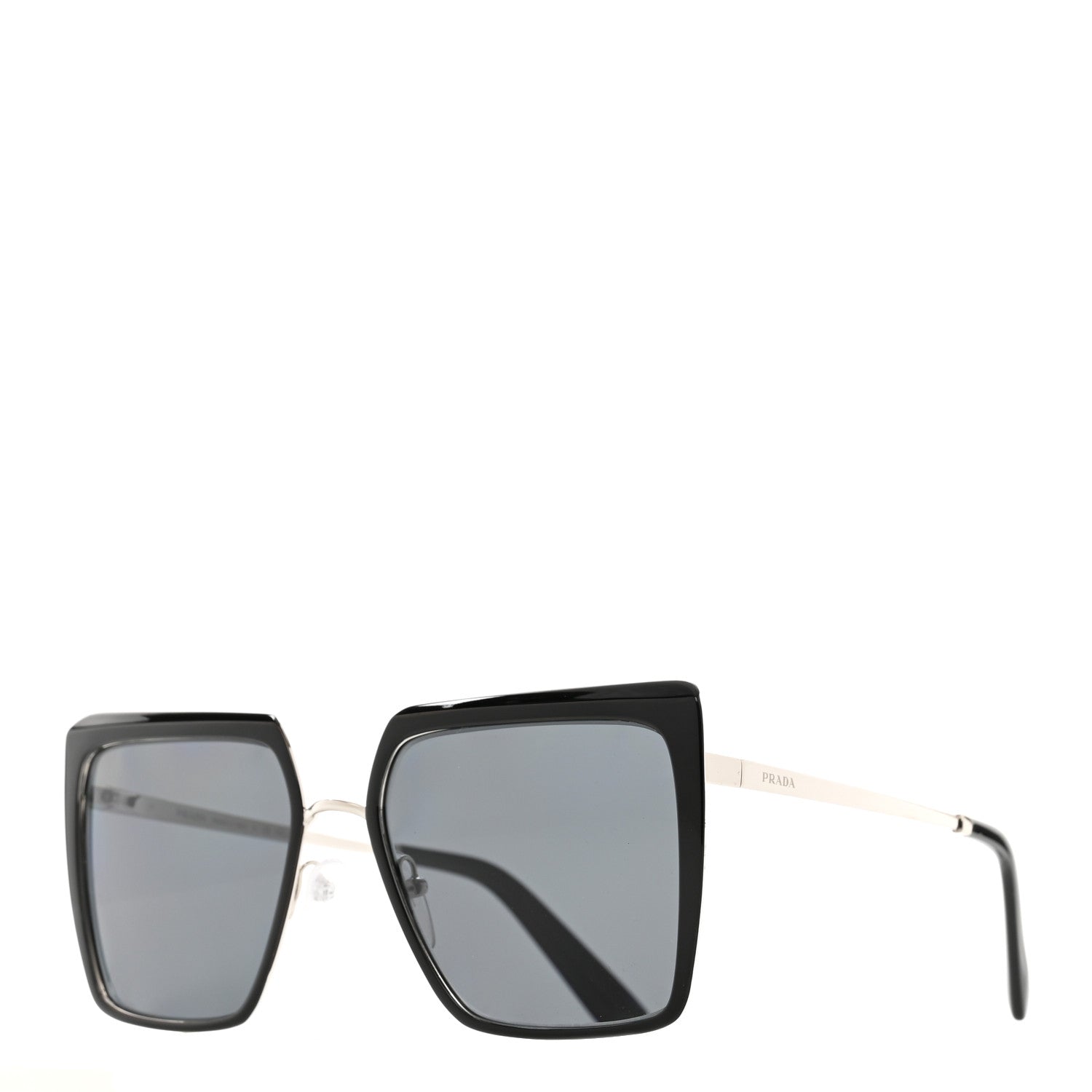 Prada Polarized Sunglasses SPR 58W Black 1 of 6