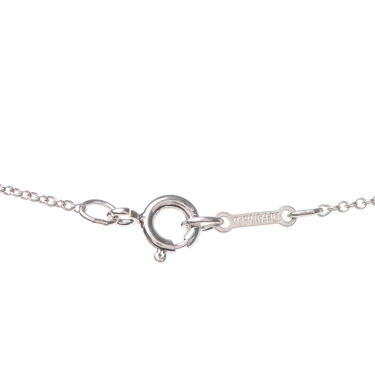 Sterling Silver 9mm Elsa Peretti Bean Pendant Necklace
