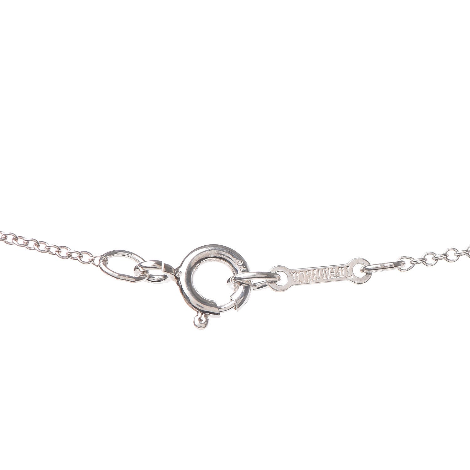 Tiffany Sterling Silver 9mm Elsa Peretti Bean Pendant Necklace 6 of 6