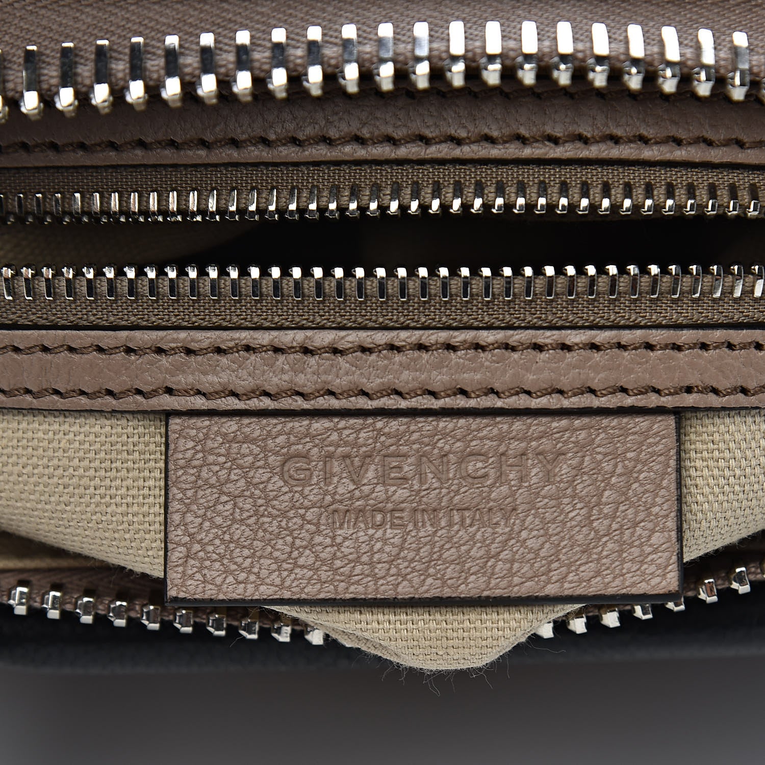 Givenchy Sugar Goatskin Small Tri-Color Antigona Linen 6 of 10