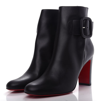 Christian Louboutin Calfskin Tres Olivia 85 Ankle Boots 40.5 Black 3 of 10
