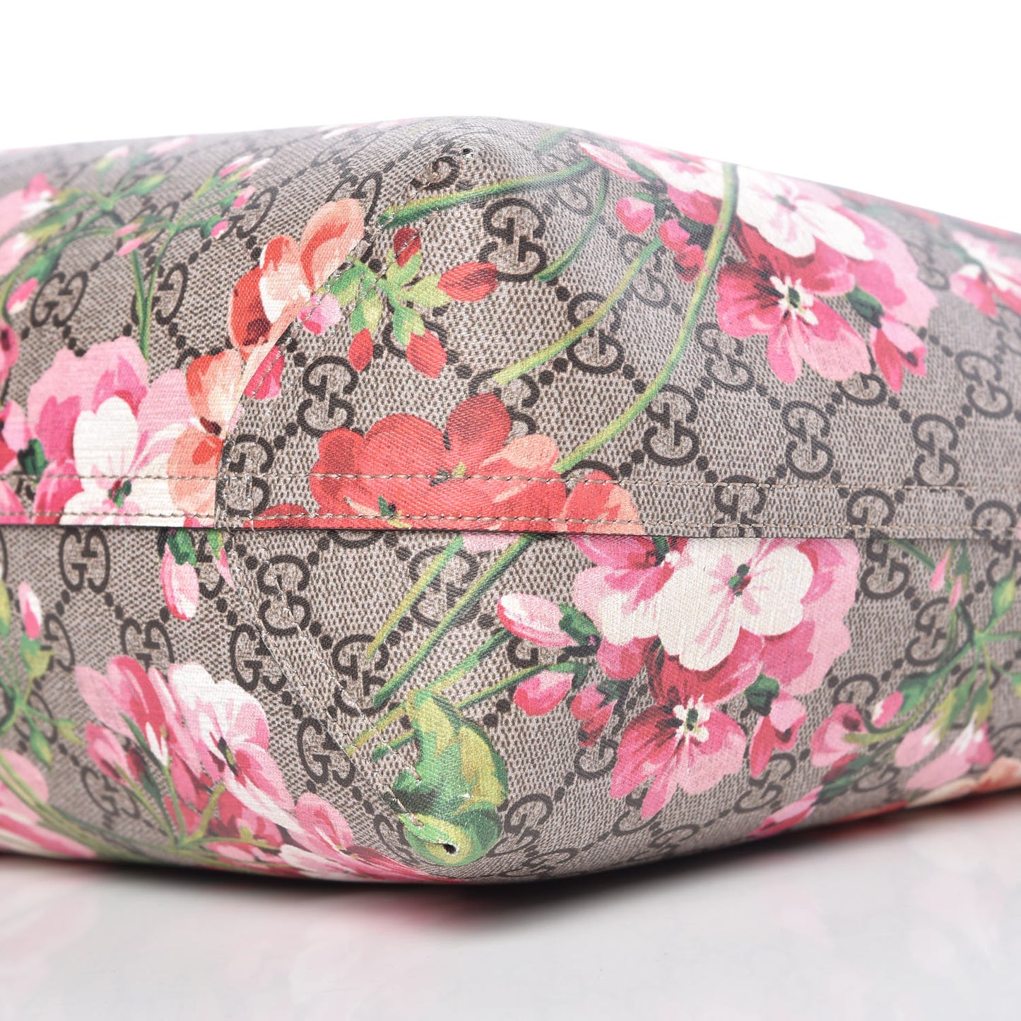 GG Supreme Monogram Blooms Medium Reversible Tote Beige Multicolor Dry Rose