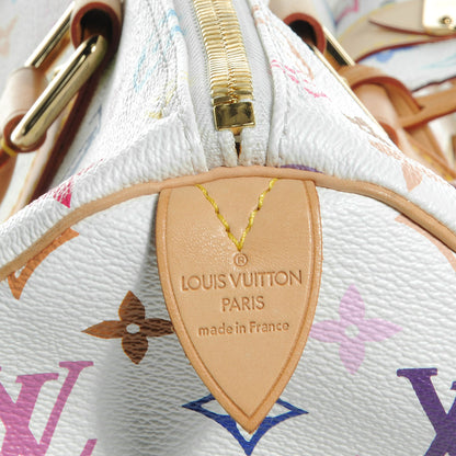 Louis Vuitton Monogram Multicolor Keepall 45 White 5 of 6