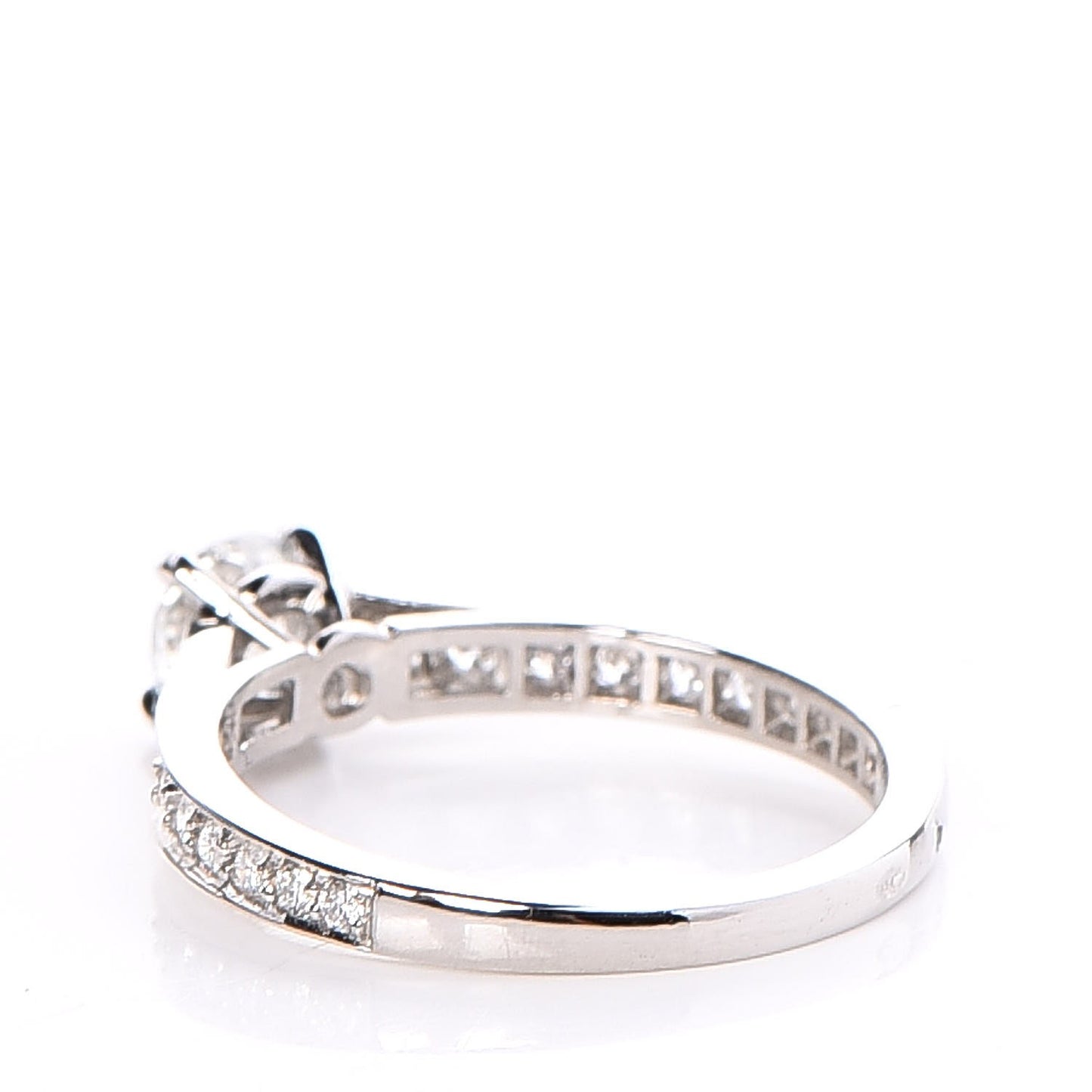 Platinum .50ct Diamond 1895 Solitaire Engagement Ring 51 5.75