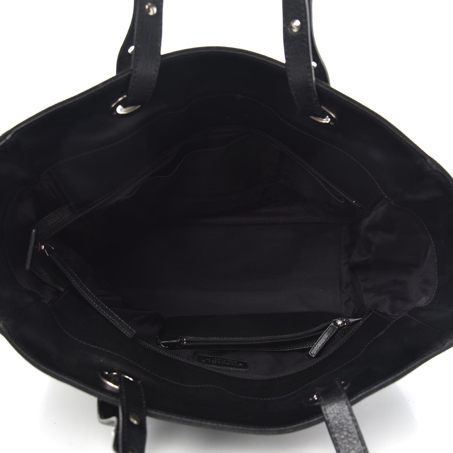 Chanel Coated Canvas Quilted Large Paris Biarritz Tote Black 5 of 10