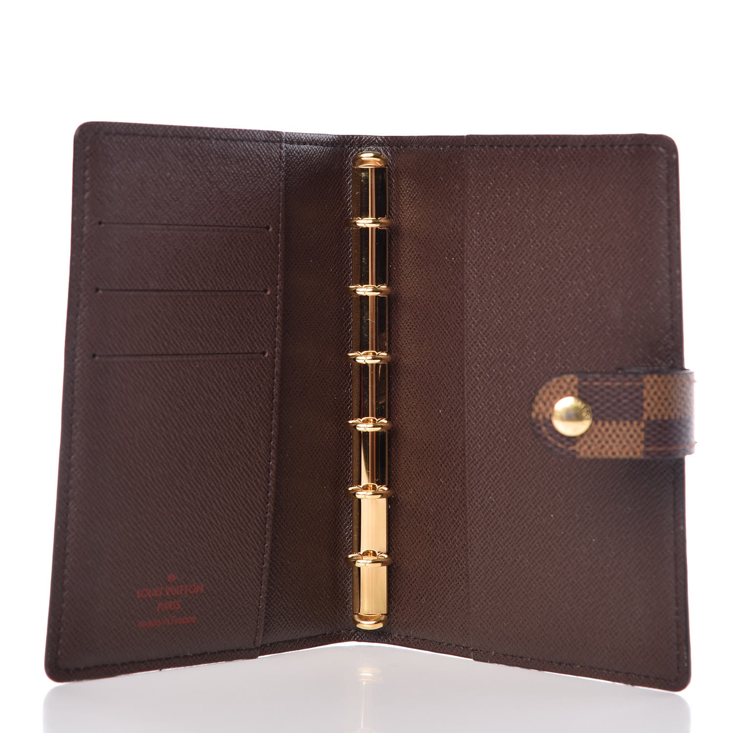 Louis Vuitton Damier Ebene Small Ring Agenda Cover 5 of 6