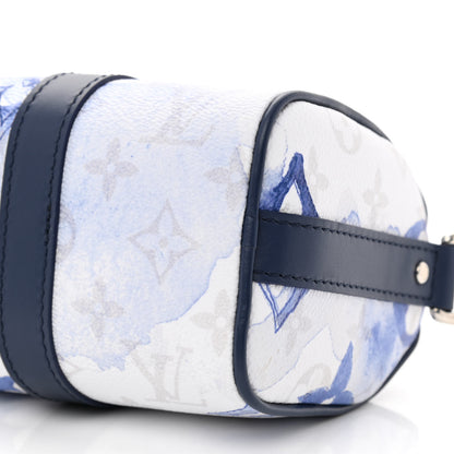 Louis Vuitton Monogram Watercolor Keepall XS Blue 9 of 9