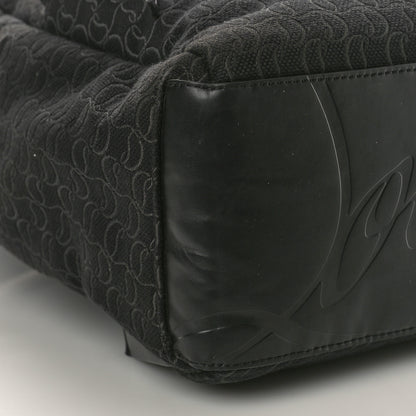 Christian Louboutin Logo Jacquard Zip N Flap Backpack Black 9 of 13