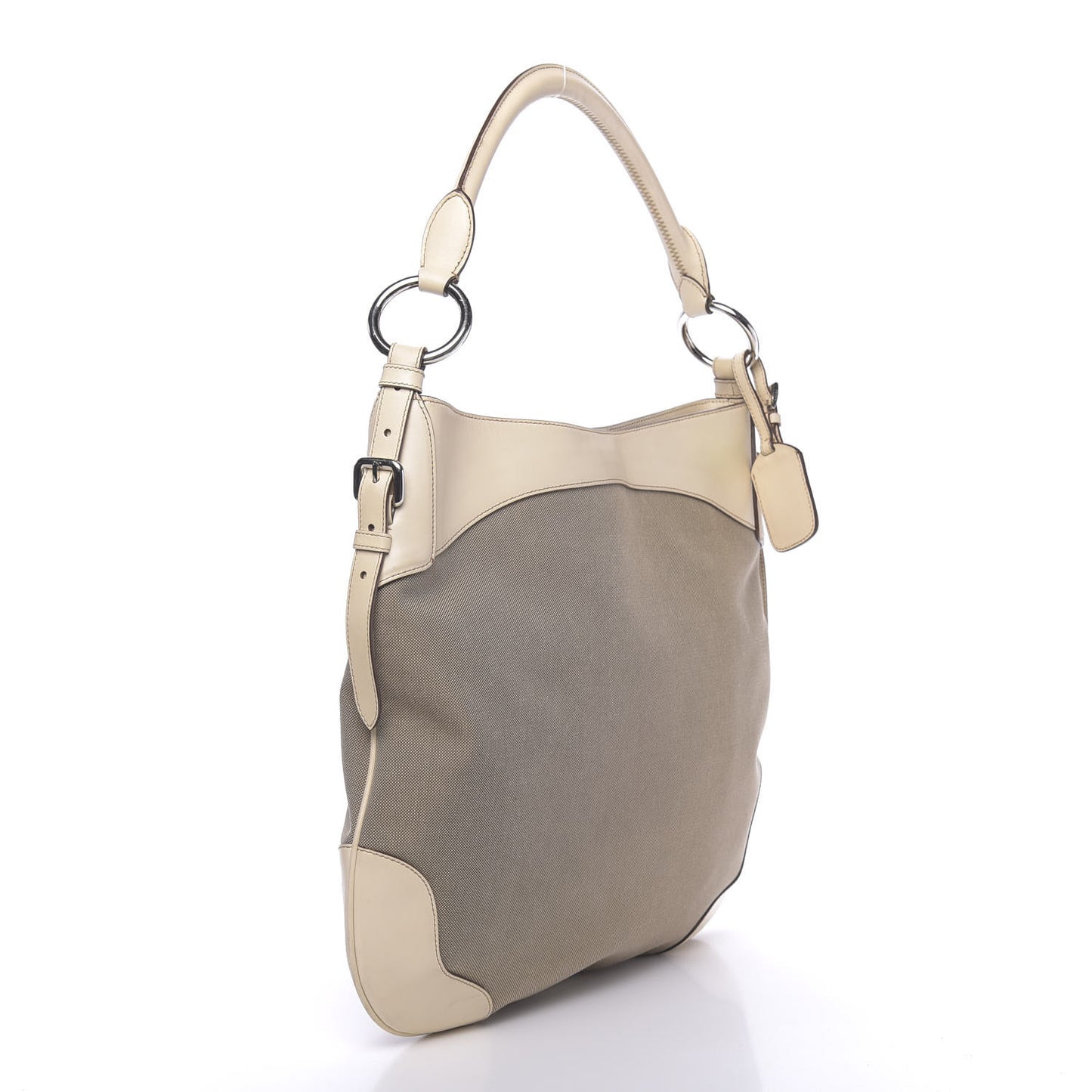 Jacquard Logo Shoulder Bag Corda Cera