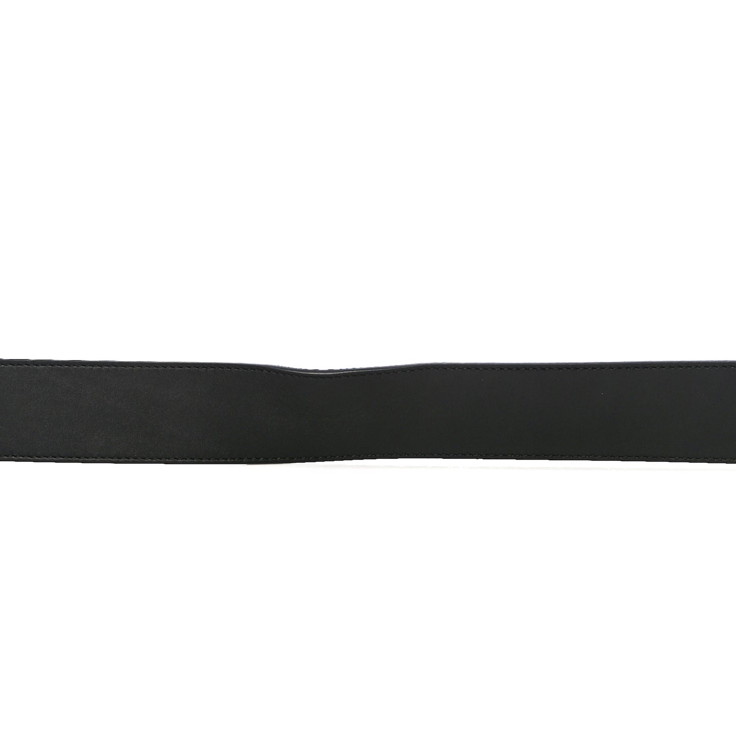 Moon Calfskin Pearl Double G 40mm Belt 95 38 Black Cream