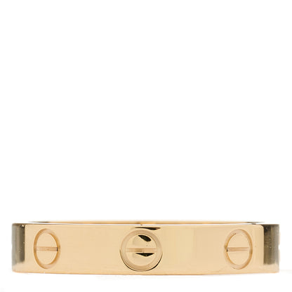 Cartier 18K Yellow Gold 3.5mm LOVE Wedding Band Ring 55 7.25 1 of 5