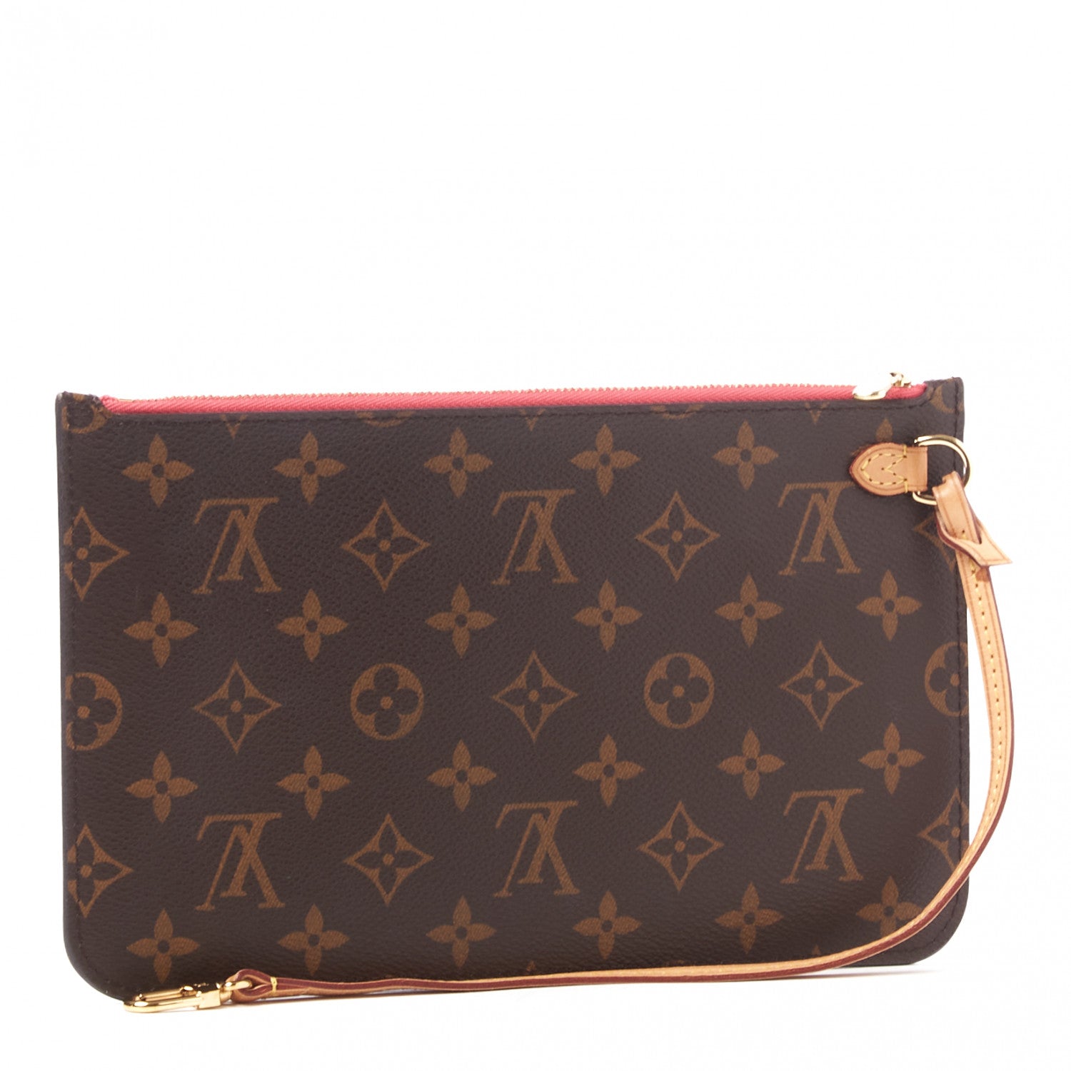 Louis Vuitton Monogram Neverfull MM GM Pochette Grenade 2 of 8
