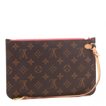 Louis Vuitton Monogram Neverfull MM GM Pochette Grenade 2 of 8