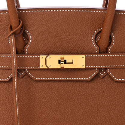 Hermes Togo Birkin 30 Gold 10 of 10