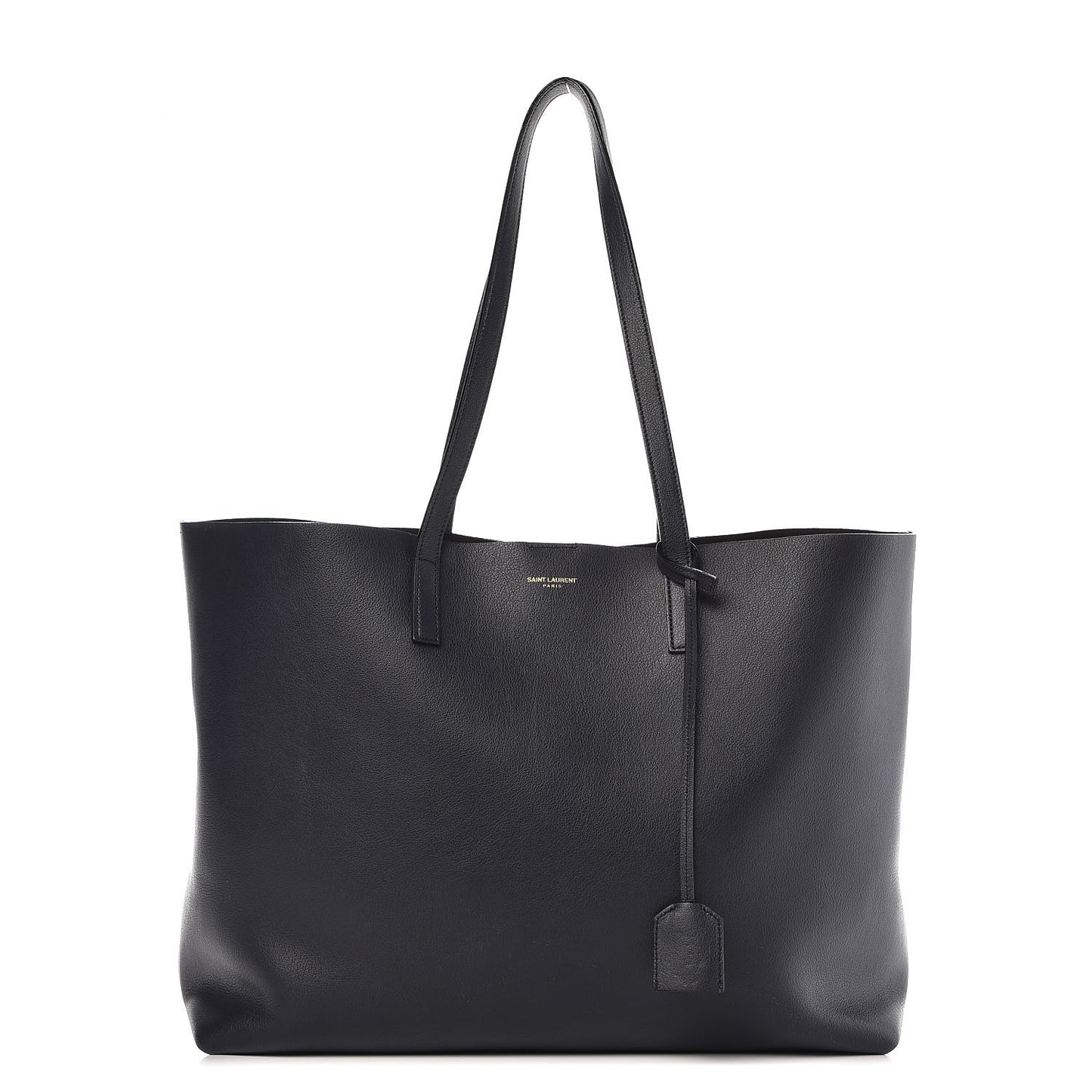 Calfskin Large Shopping Tote Deep Marine