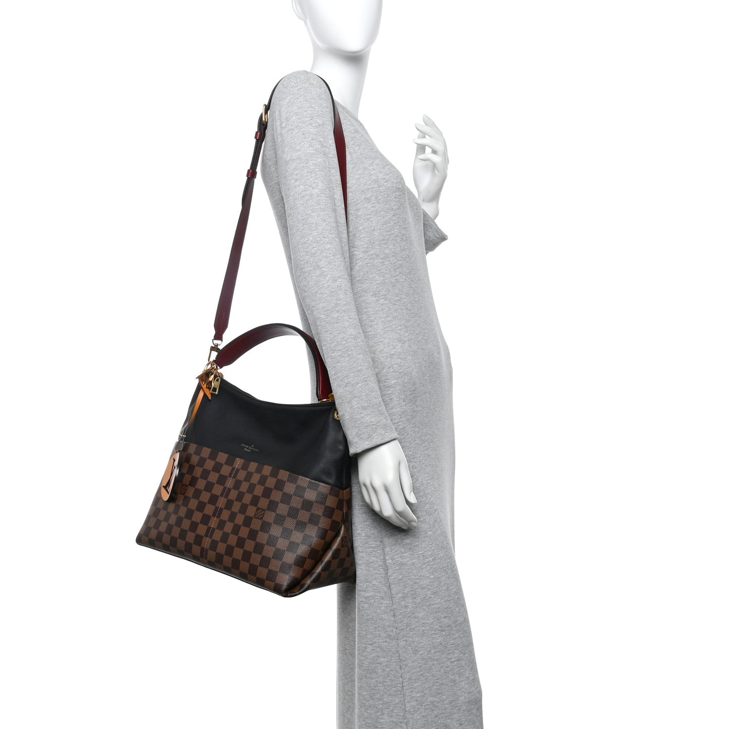 Damier Ebene Calfskin Maida Black