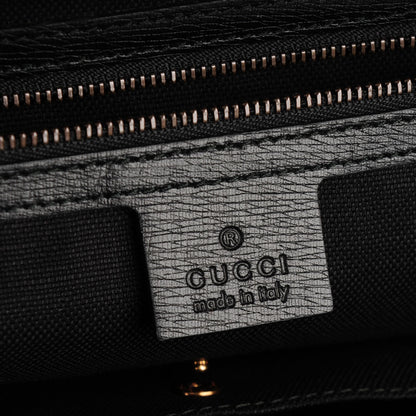 Gucci Textured Calfskin Large Bright Bit Tote Black 6 of 9