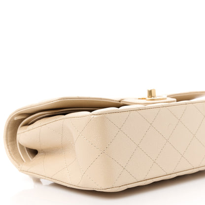 Chanel Metallic Caviar Quilted Small Double Flap Gold 10 of 12