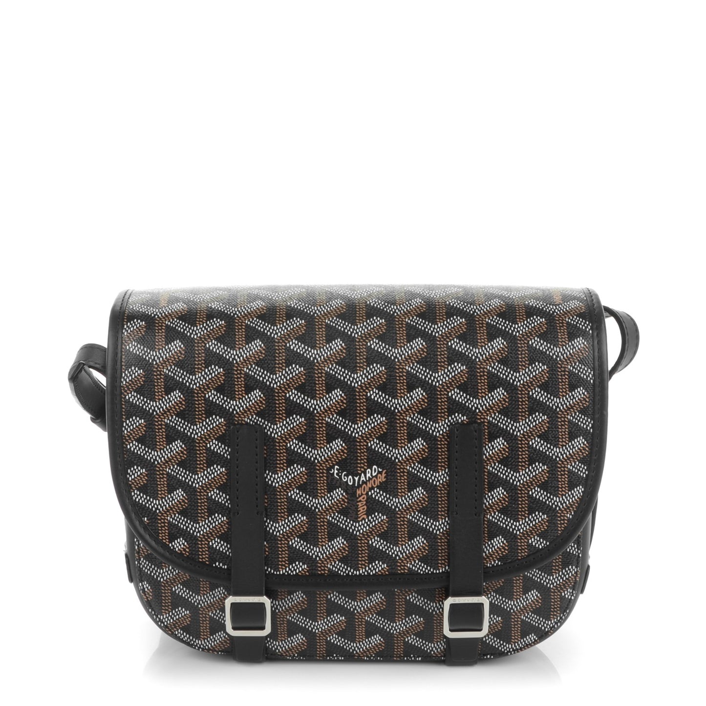 Goyardine Belvedere PM Messenger Bag Black