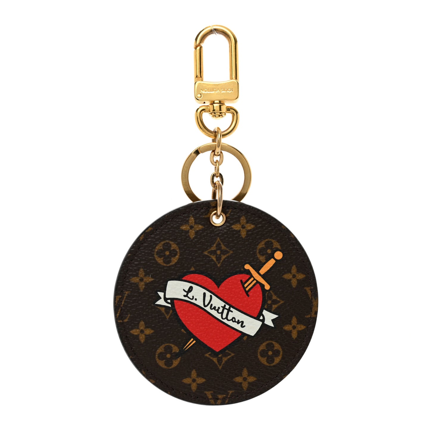 Monogram Stories Bag Charm Key Holder