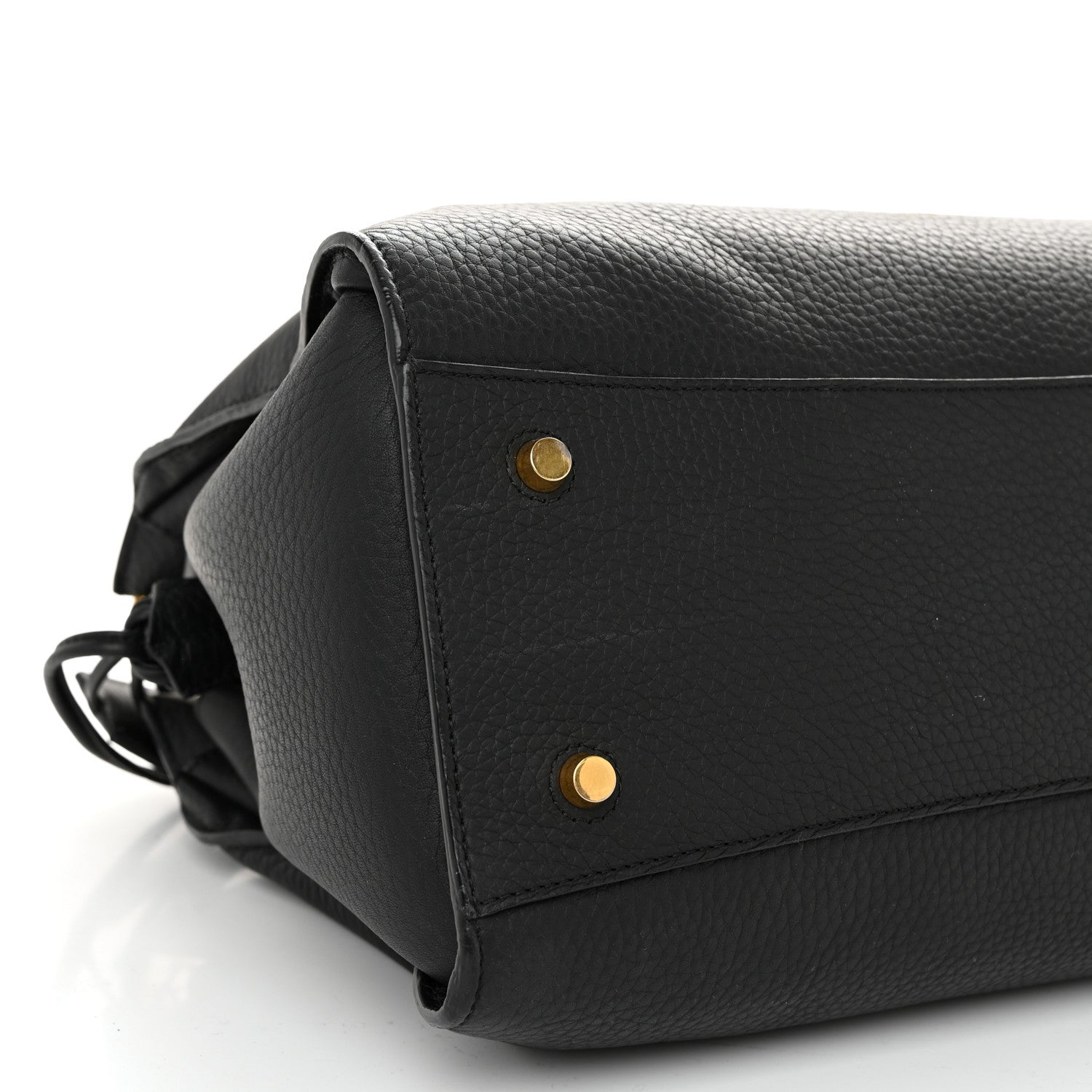 Mulberry Heavy Grain Iris Tote Black 8 of 10