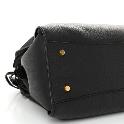 Mulberry Heavy Grain Iris Tote Black 8 of 10