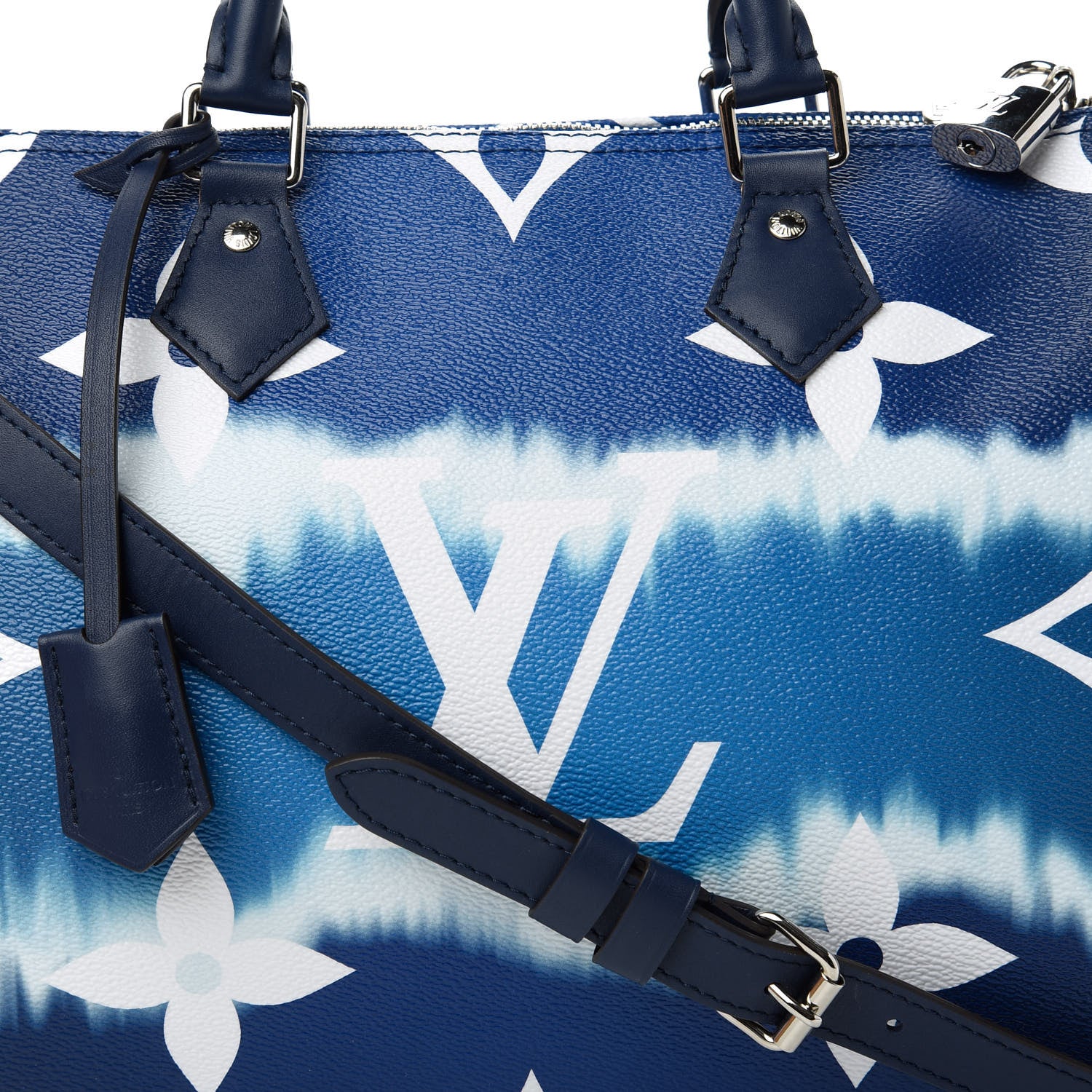 Louis Vuitton Monogram Escale Speedy Bandouliere 30 Blue 11 of 12