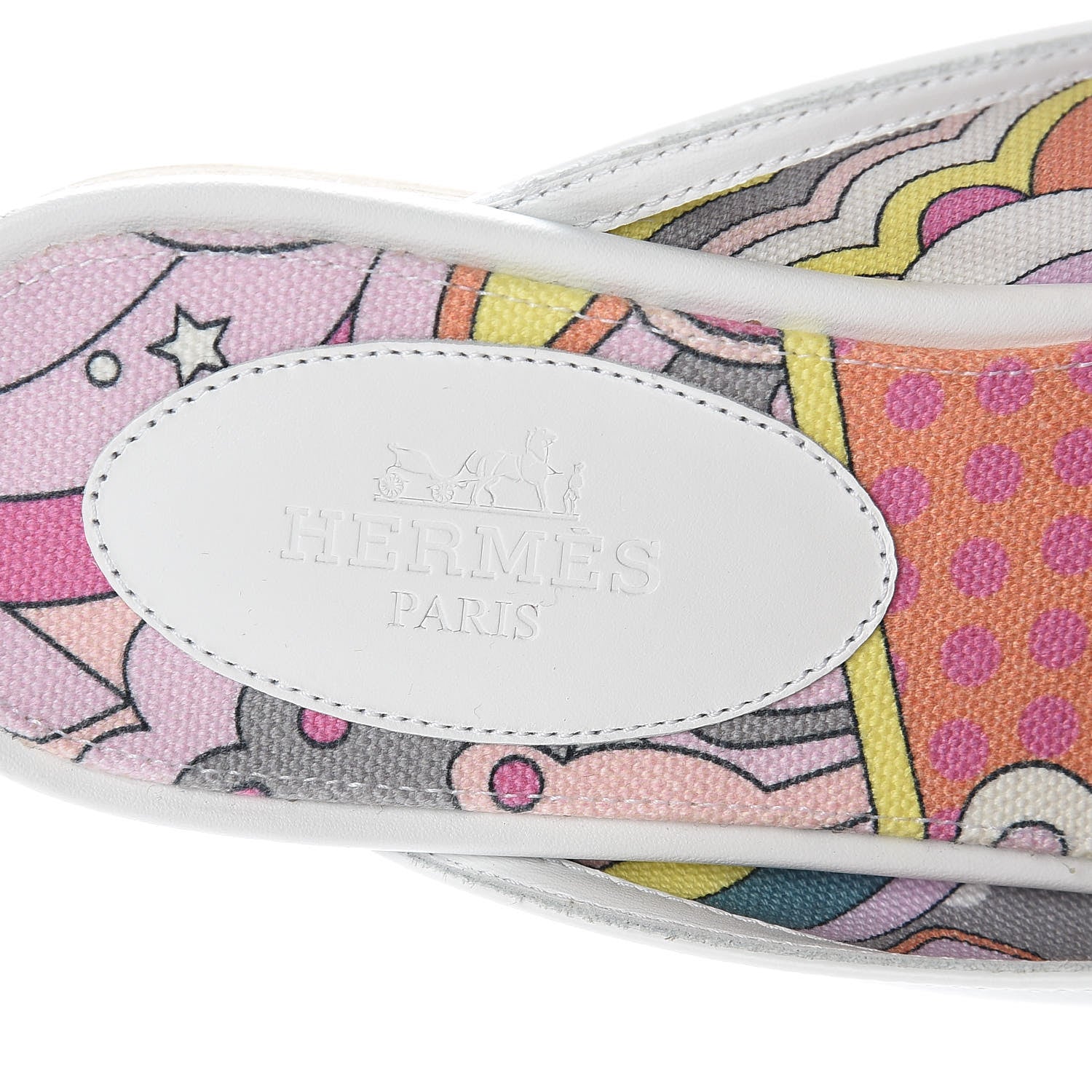 Hermes Calfskin Oz Mules 35 White 7 of 11