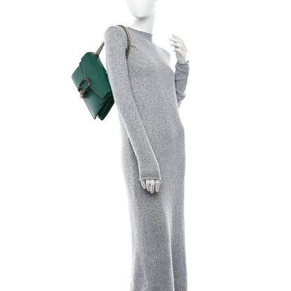 Gucci Pebbled Calfskin Small Dionysus Shoulder Bag Emerald 2 of 9