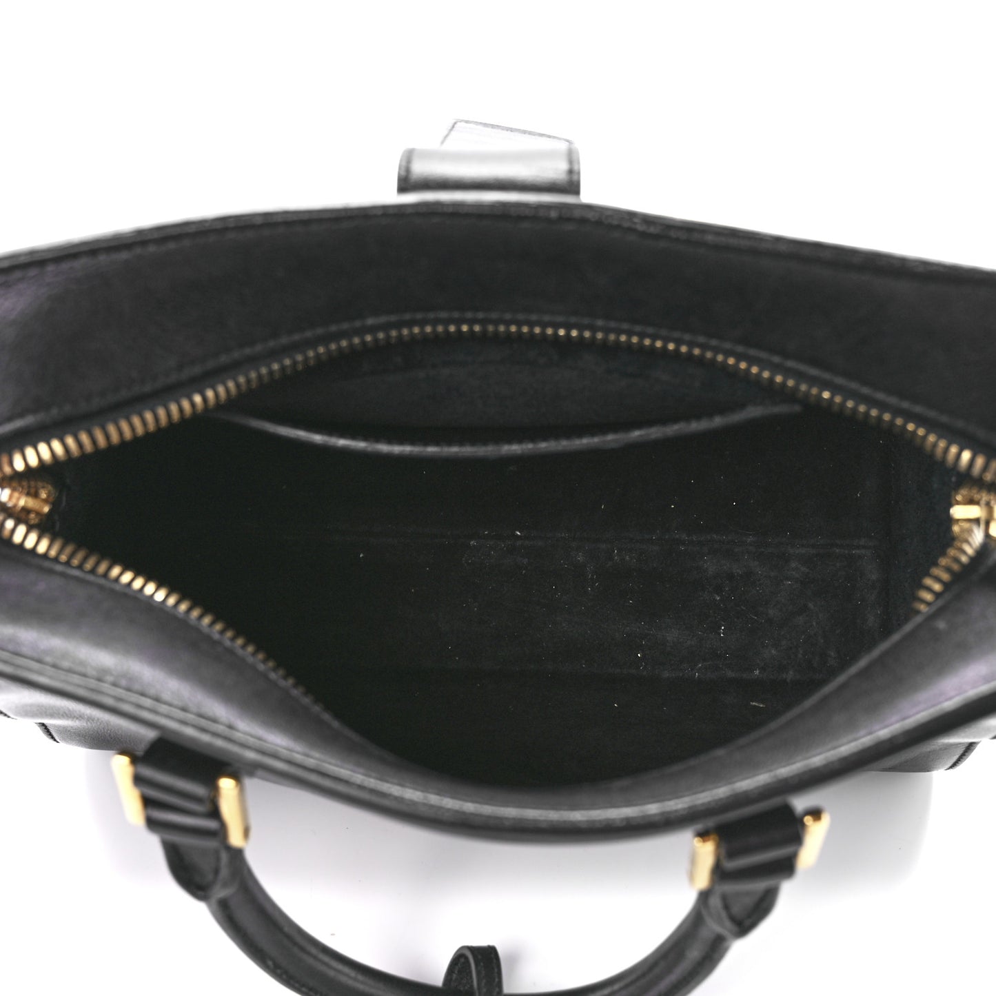 Calfskin Monogram Baby Cabas Black
