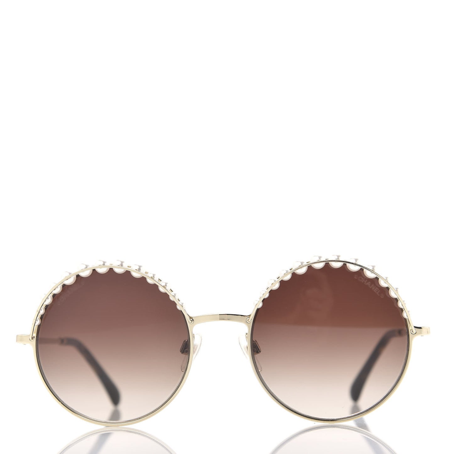 Pearl Round Sunglasses 4234-H Light Brown