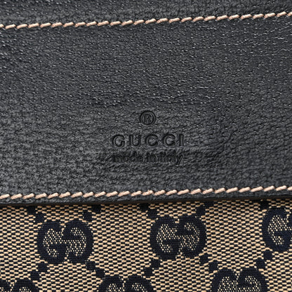 Gucci GG Monogram Web Double Pocket Belt Bag Navy 6 of 10