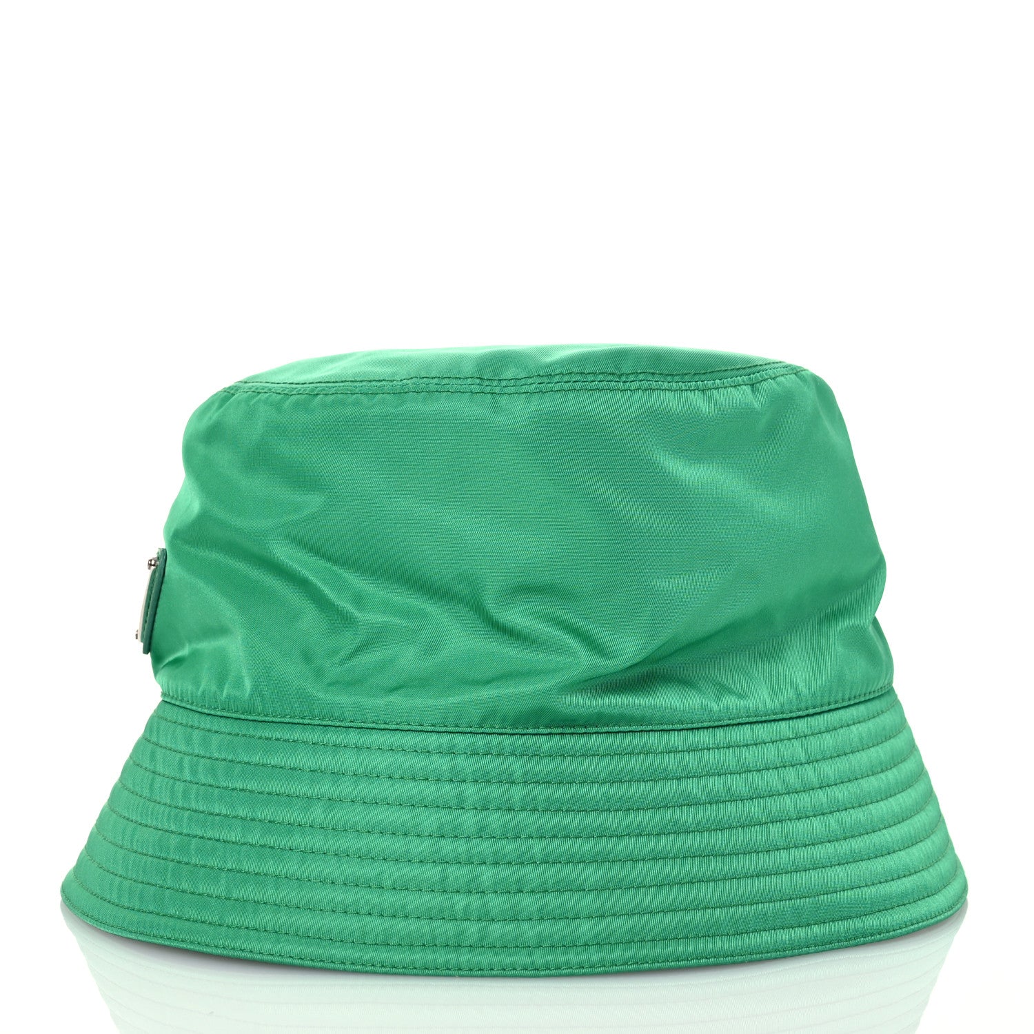 Prada Re-Nylon Triangle Womens Bucket Hat M Menta 4 of 8
