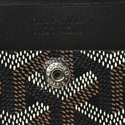 Goyard Goyardine Marigny Coin Purse Wallet Black Gold 5 of 7