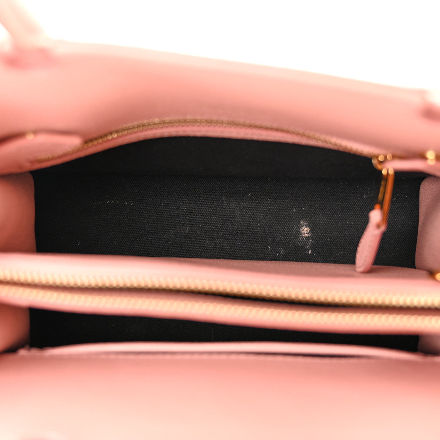 Burberry Grainy Calfskin Mini Two Handle Title Bag Blush Pink 5 of 10