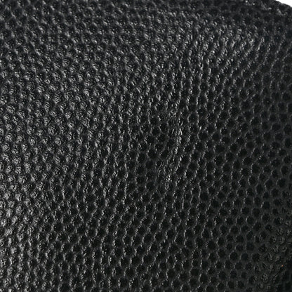 Chanel Caviar Quilted Chain CC Quilted Compact Flap Card Holder Black 9 of 10