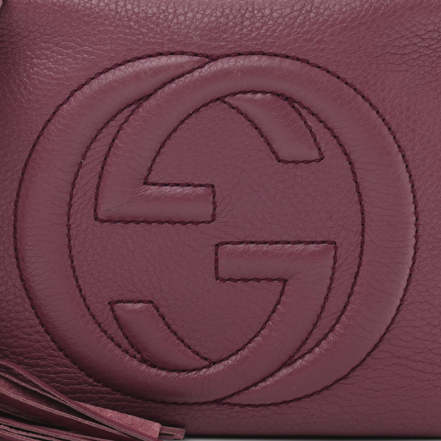 Gucci Pebbled Calfskin Small Soho Disco Bag Peonia Flower 10 of 14