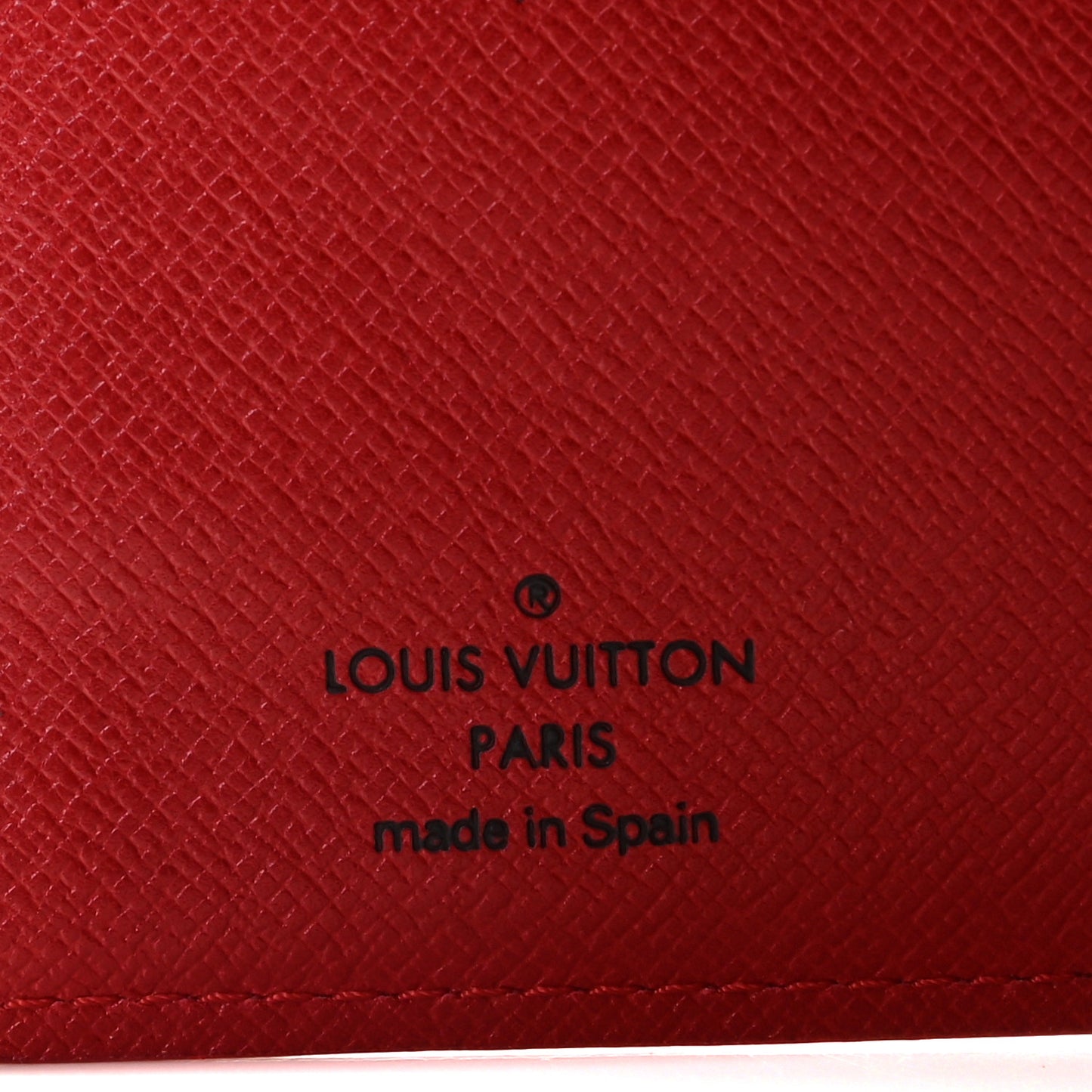 Epi Small Ring Agenda Cover Castillan Red