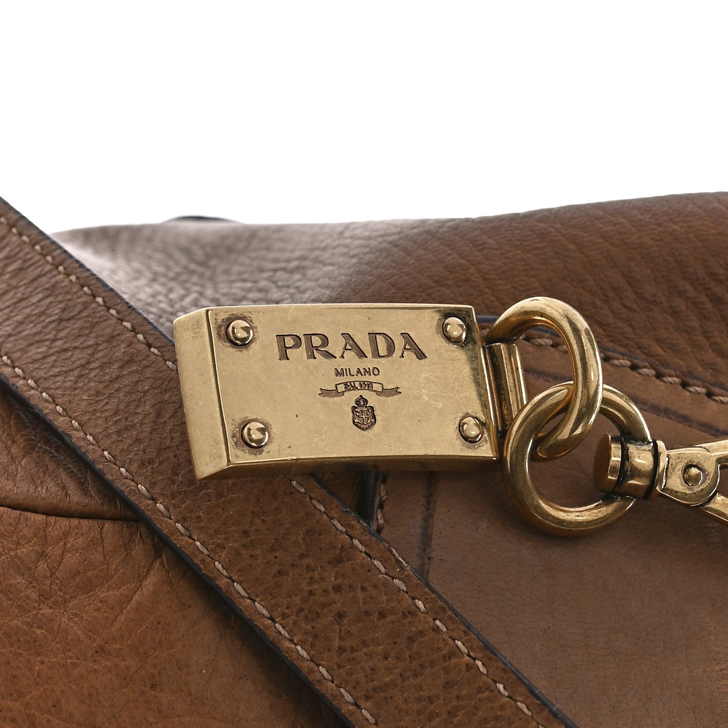 Cervo Shine Tote Nocciolo
