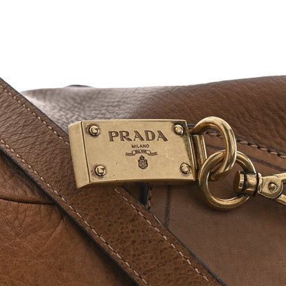 Prada Cervo Shine Tote Nocciolo 8 of 13
