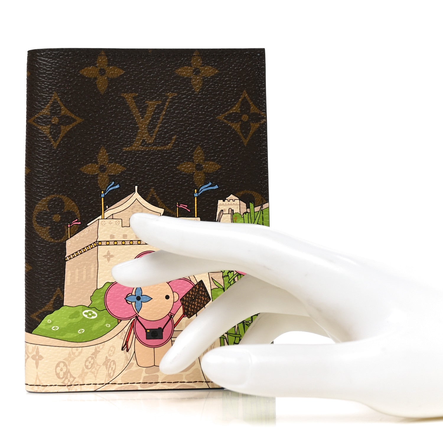 Louis Vuitton Monogram 2021 Christmas Animation China Passport Cover Myosotis Blue 2 of 6