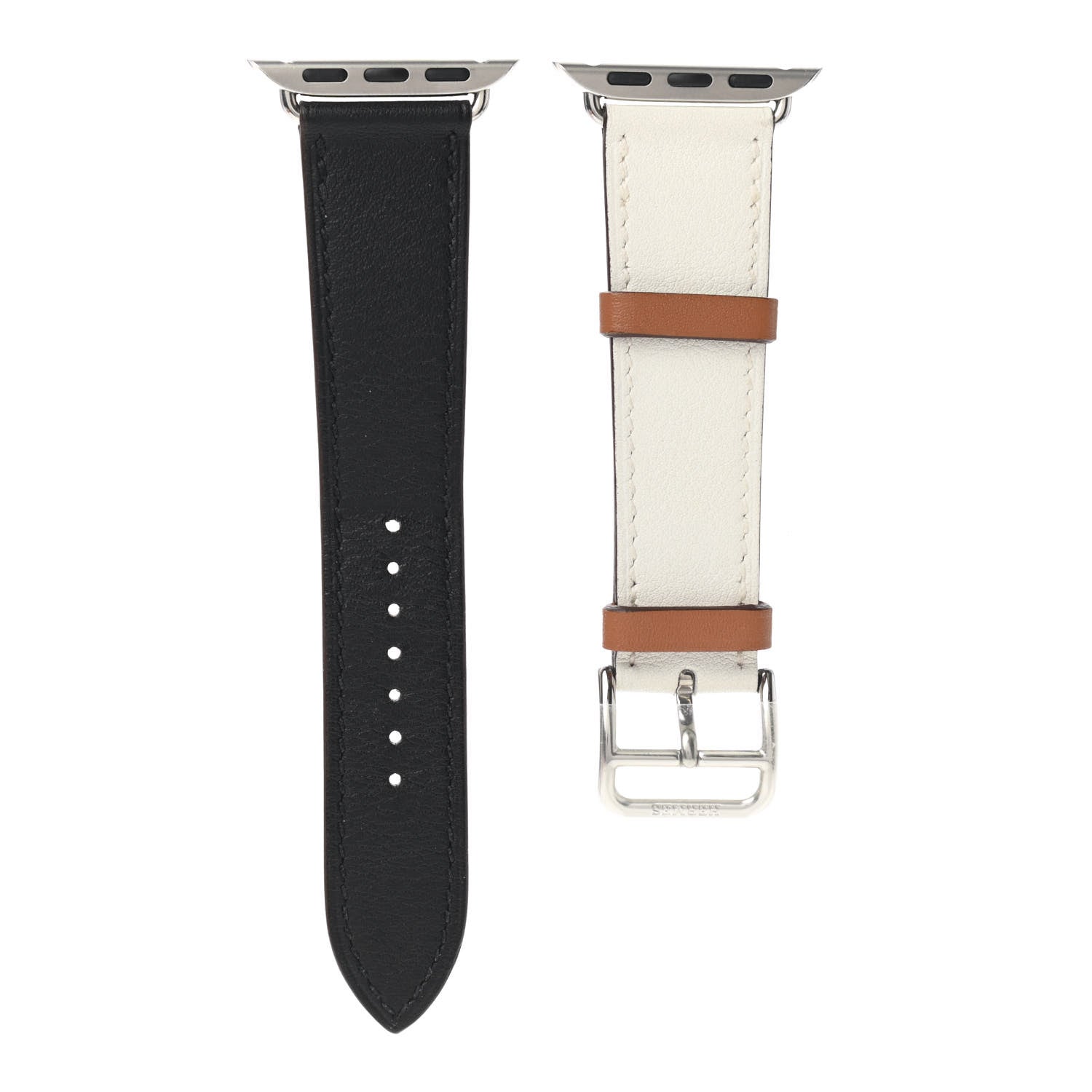 Hermes Swift 40mm Apple Watch Band Black White 1 of 4