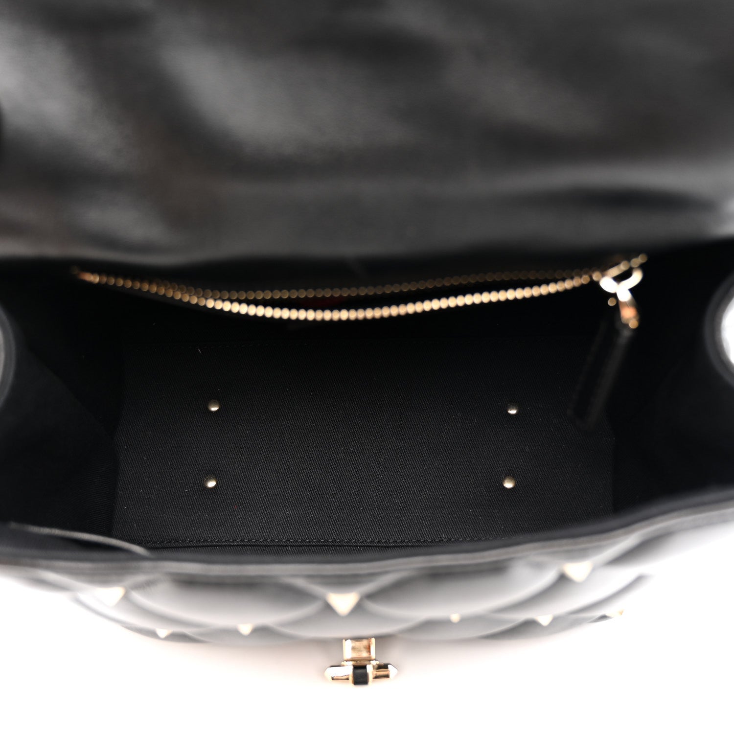 Valentino Garavani Nappa Medium Candystud Top Handle Bag Black 5 of 10