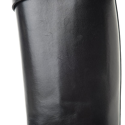 Hermes Box Kelly Jumping Boots 37 Black 13 of 15