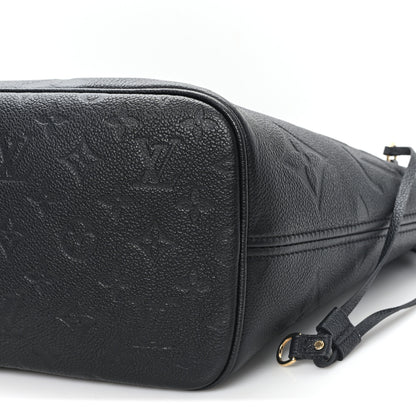 Louis Vuitton Empreinte Monogram Giant Neverfull MM Black 10 of 10