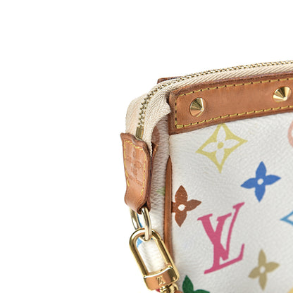Louis Vuitton Monogram Multicolor Pochette Accessories White 15 of 15